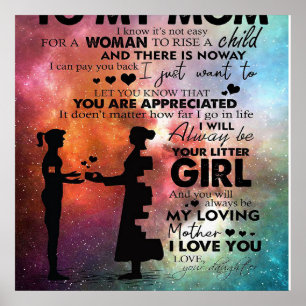 Poster À Minha Mãe Presente Novo declive