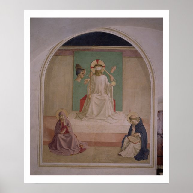 Póster A Mocking do Cristo com a Virgem e a Rua. Domi (Frente)