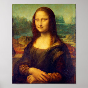 Poster A Mona Lisa por Leonardo Da Vinci