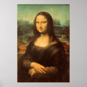 Póster A Mona Lisa por Leonardo da Vinci