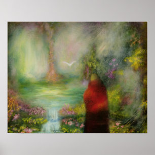 Póster A monge tibetana 1989