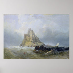 Poster A montagem de St Michael, Cornualha