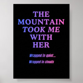 Poster A Montanha Me Levou Consigo