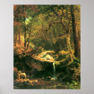 Póster A montanha por Bierstadt
