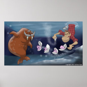 Póster A morsa e o carpinteiro