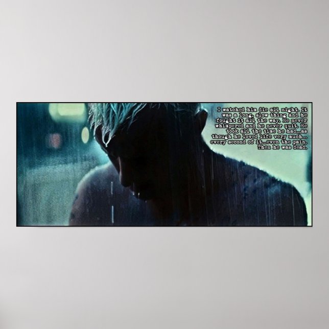 Poster A morte de Roy Batty (Frente)