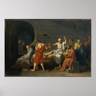Poster A morte de Sócrates, 1787