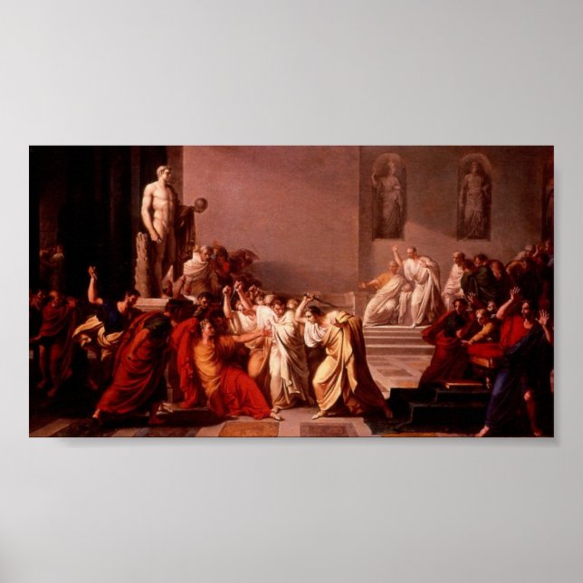 Póster A morte do Ceasar (Frente)