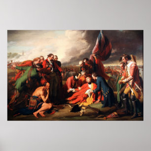 Póster A morte do General Wolfe por Benjamin West 1770