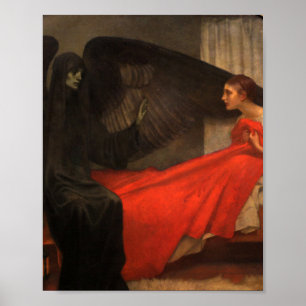 Poster A Morte E A Morte De Marianne Stokes Em 1900
