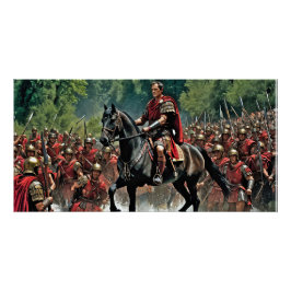 Póster "A Morte é Profunda: Desafio Rubicon de César"