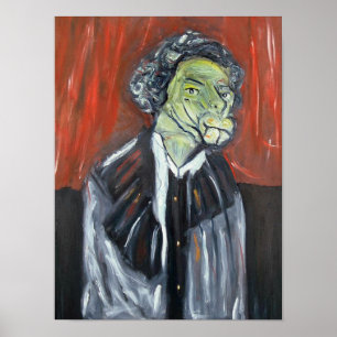 Póster A mula enfrentou a mulher por Donald Lee