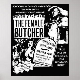 Poster A Mulher Carnicheira