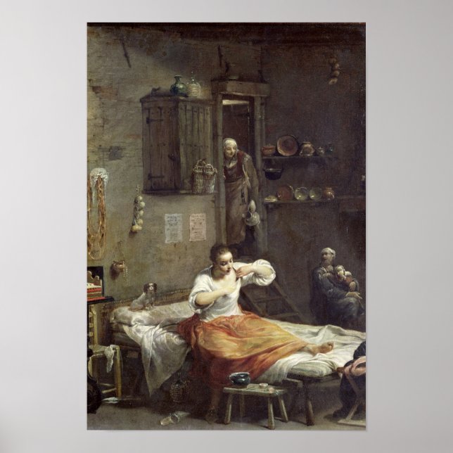 Póster A Mulher com a Flea (Frente)