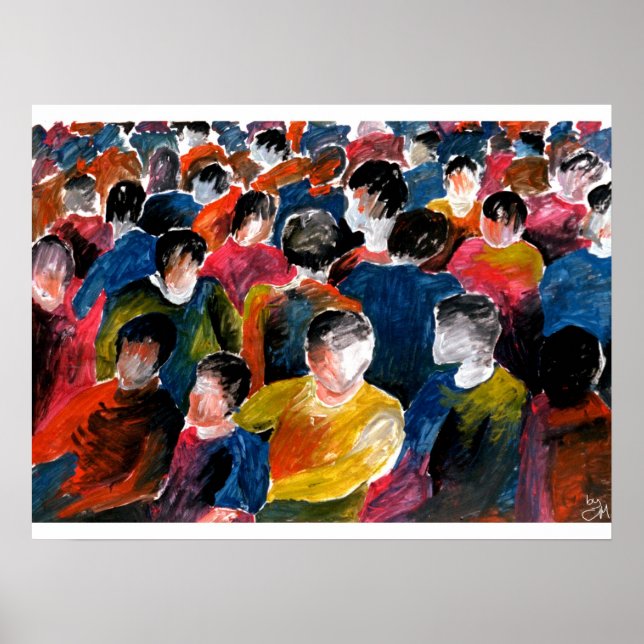 Póster A multidão (Frente)