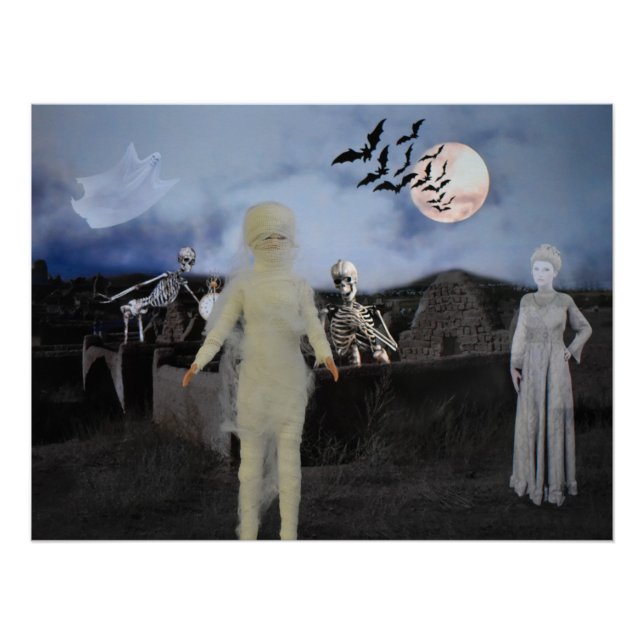 Póster A Múmia e amigos. Halloween (Frente)