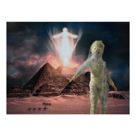 Póster A múmia escapa do Egito. Dia das Bruxas