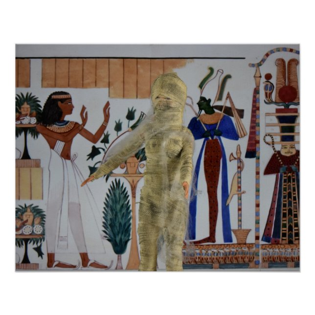 Póster A múmia escapou do Egito. Dia das Bruxas (Frente)