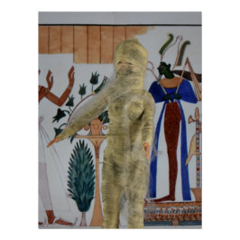 Póster A múmia escapou do Egito. Dia das Bruxas