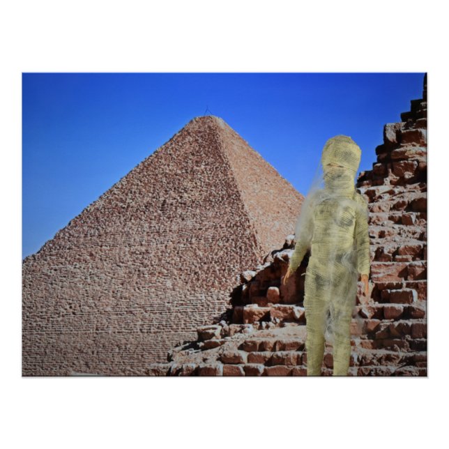 Póster A múmia escapou do Egito. Dia das Bruxas (Frente)