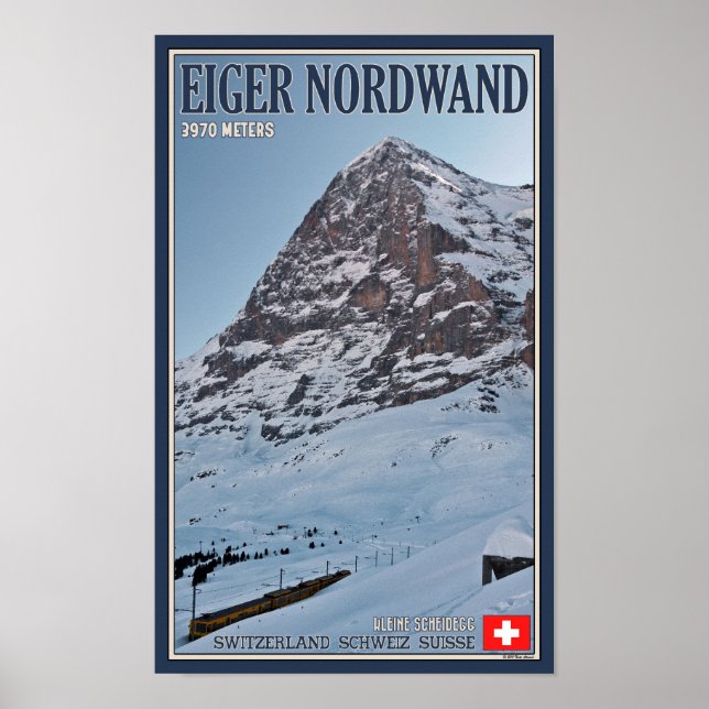 Poster A Muralha do Norte do Eiger (Frente)