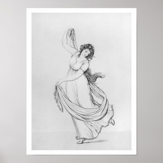 Poster A Musa da Dança, Prata VI de Lady Hamilton (Frente)
