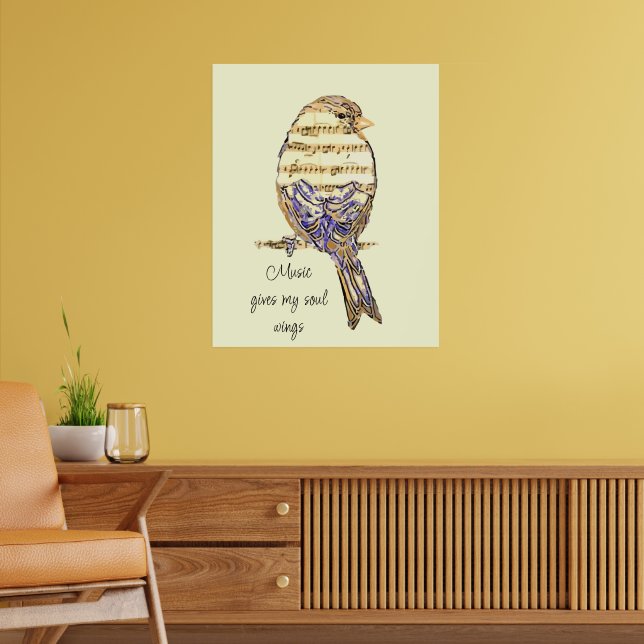Poster A música dá asas à minha alma Pardal (Sala de Estar 2)