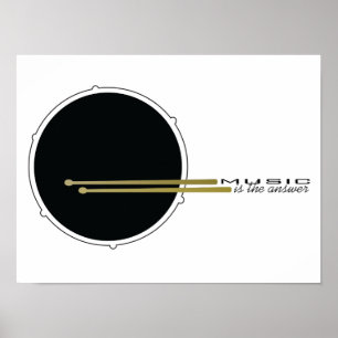 Poster A Música é A Resposta