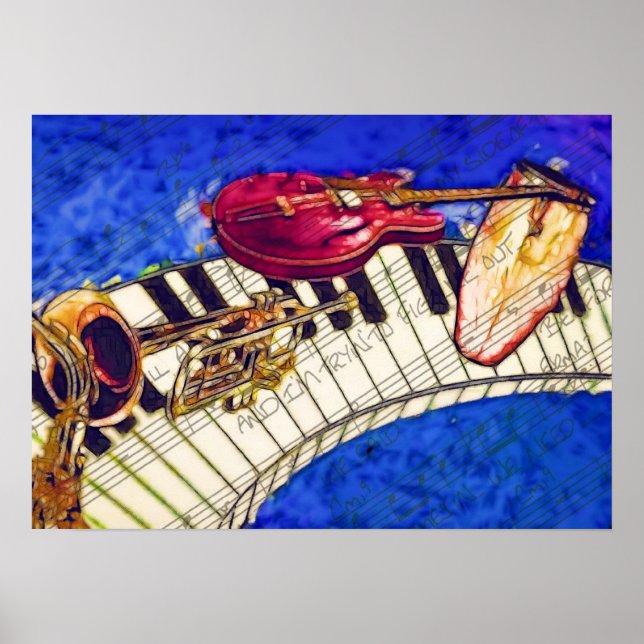 Poster A música em mim (Frente)