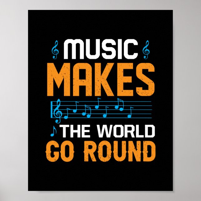 Poster A Música Faz O Mundo Envolver (Frente)