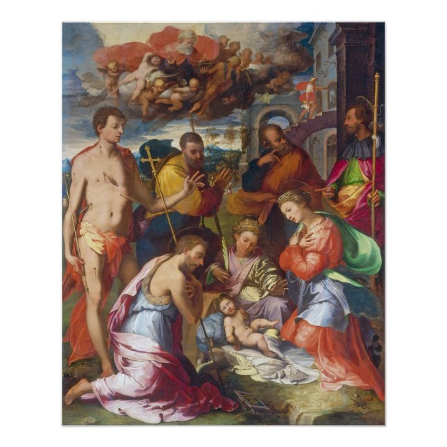 Póster A Natal, 1534 (petróleo no painel) (Frente)