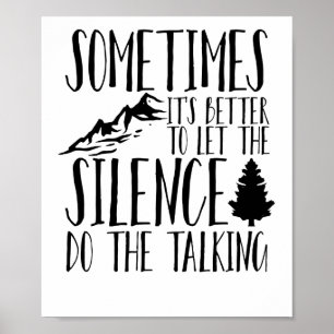 Poster A natureza deixa o silêncio fazer a conversa