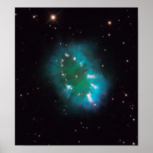 Poster A nebulosa da colar (telescópio de Hubble)
