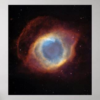 Póster A Nebulosa Helix: um Envelope Gasoso Expelido por 