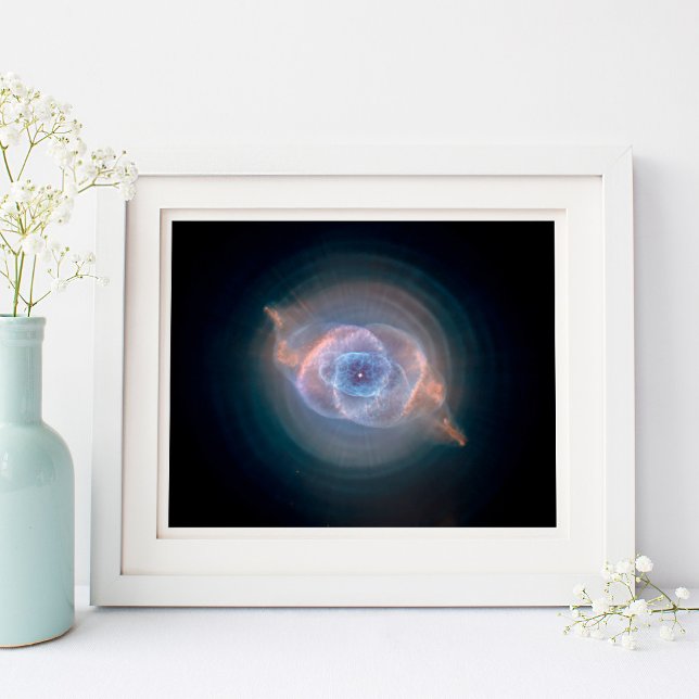 Poster A Nebulosa Olho de Gato 10x8 (The Cat's Eye Nebula 10x8 Poster)