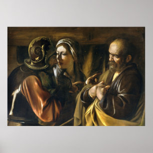 Póster A negação do Santo Peter - Caravaggio