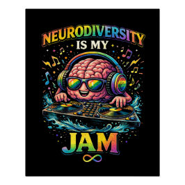 Póster A Neurodiversidade É Minha Paixão