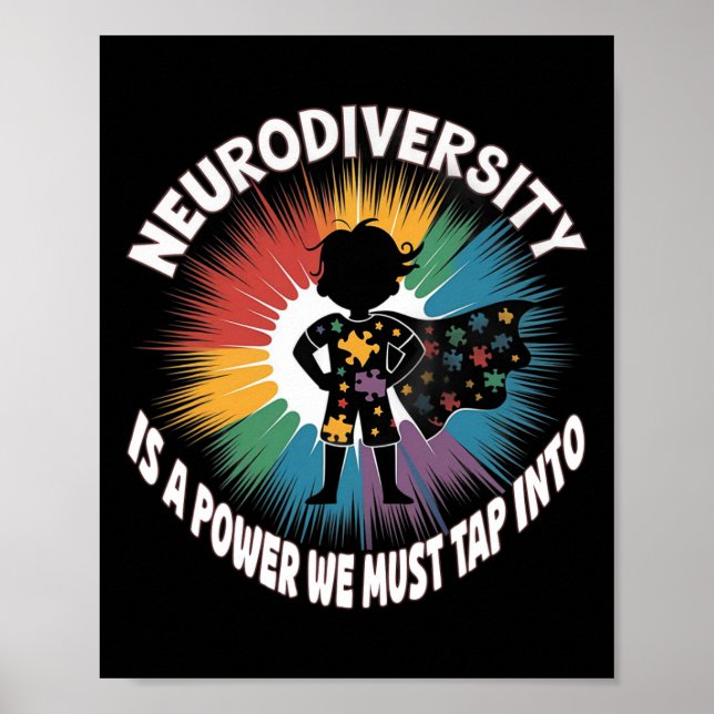 Poster A Neurodiversidade É Uma Potência Que Temos De Enf (Frente)