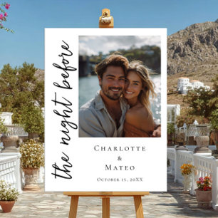 Poster A noite antes da fotografia moderna é bem-vinda