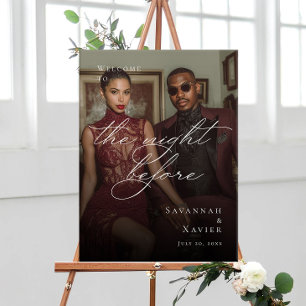 Poster A noite antes do ensaio fotográfico é bem-vinda