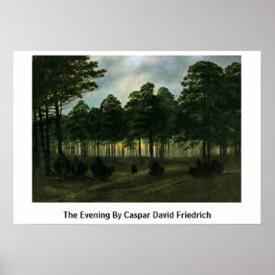 Póster A noite por Caspar David Friedrich