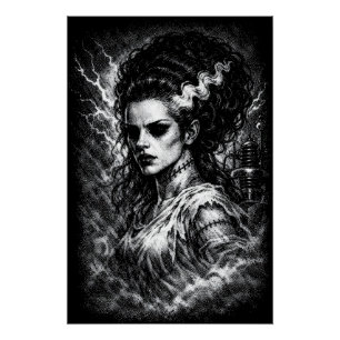 Póster A Noiva de Frankenstein — Ressuscitada por BurnsNo