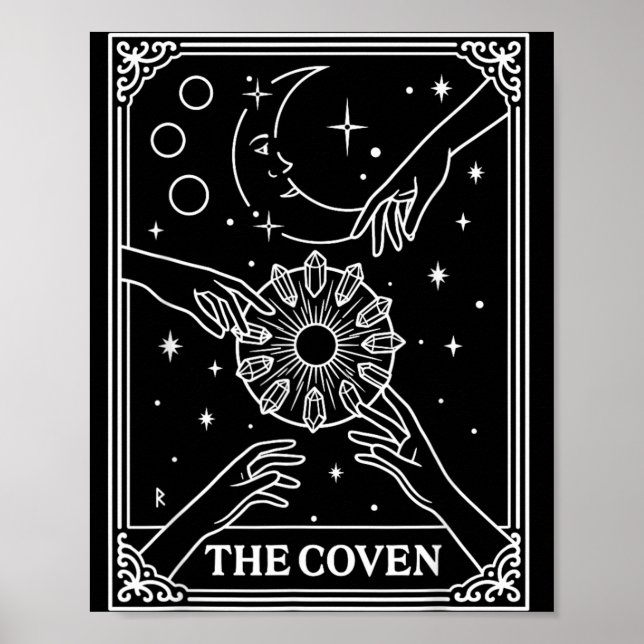 Poster A Noiva do Coven Bach Crew Casamento Gótico (Frente)