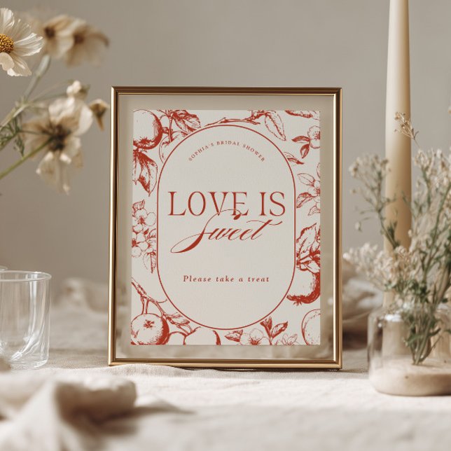 Poster A Noiva Perfeita Maçã Chá de Noiva O Amor é Doce (Criador carregado)
