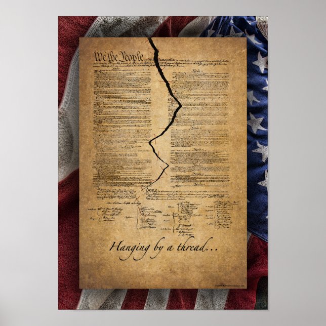 Poster A Nossa Constituição... (Frente)