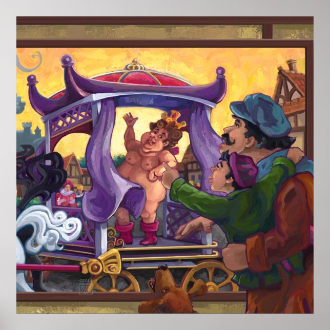 Poster A nova arte de roupas do imperador (Frente)