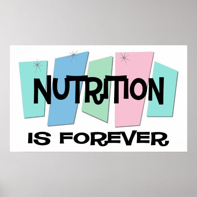 Poster A Nutrição É Para Sempre (Frente)