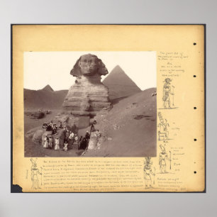 Póster A Ociosa da Esfinge pela Biblioteca Pública de Bos