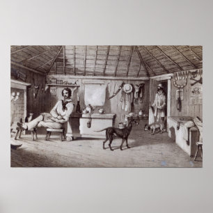 Poster A ocupa primeiro Home, c.1847
