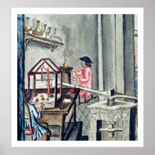 Póster A oficina dos Silversmiths, de um silversmith b